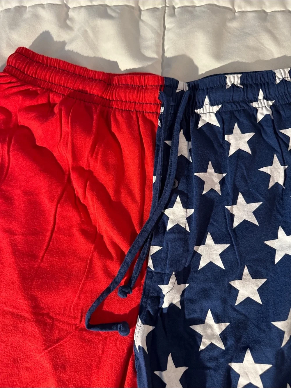 Budweiser Red and Navy Star Athletic Shorts